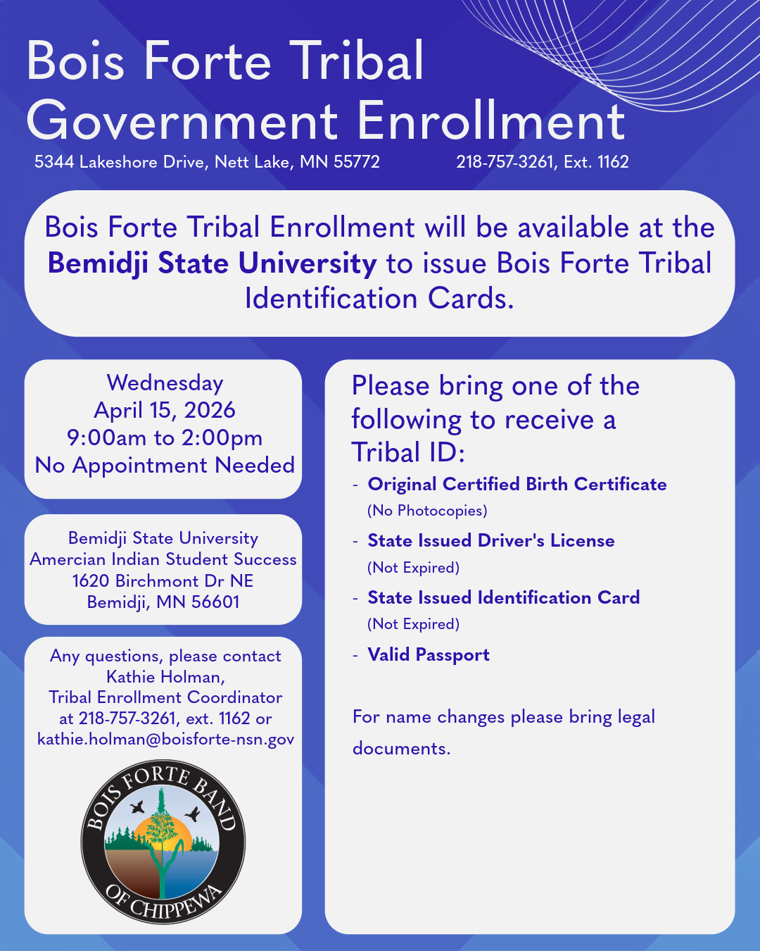 Tribal ID Event - BSU