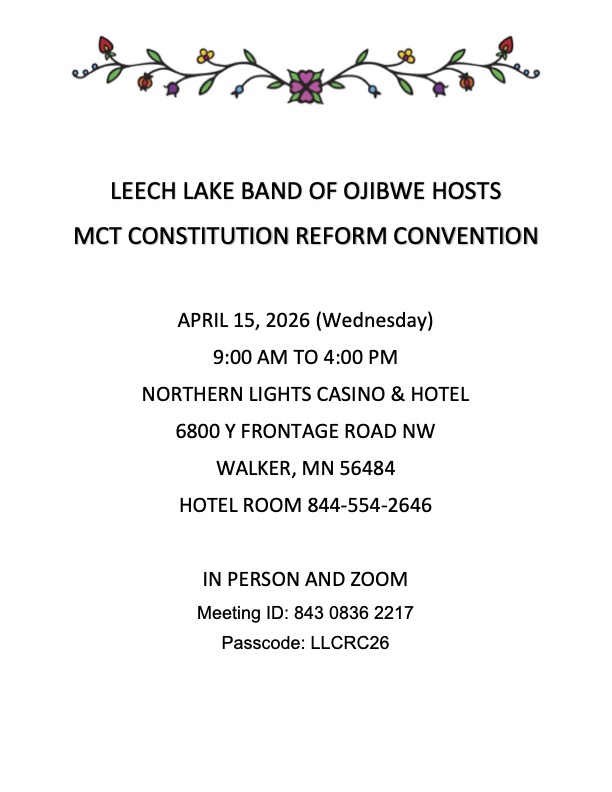 MCT Constitution Reform Convention