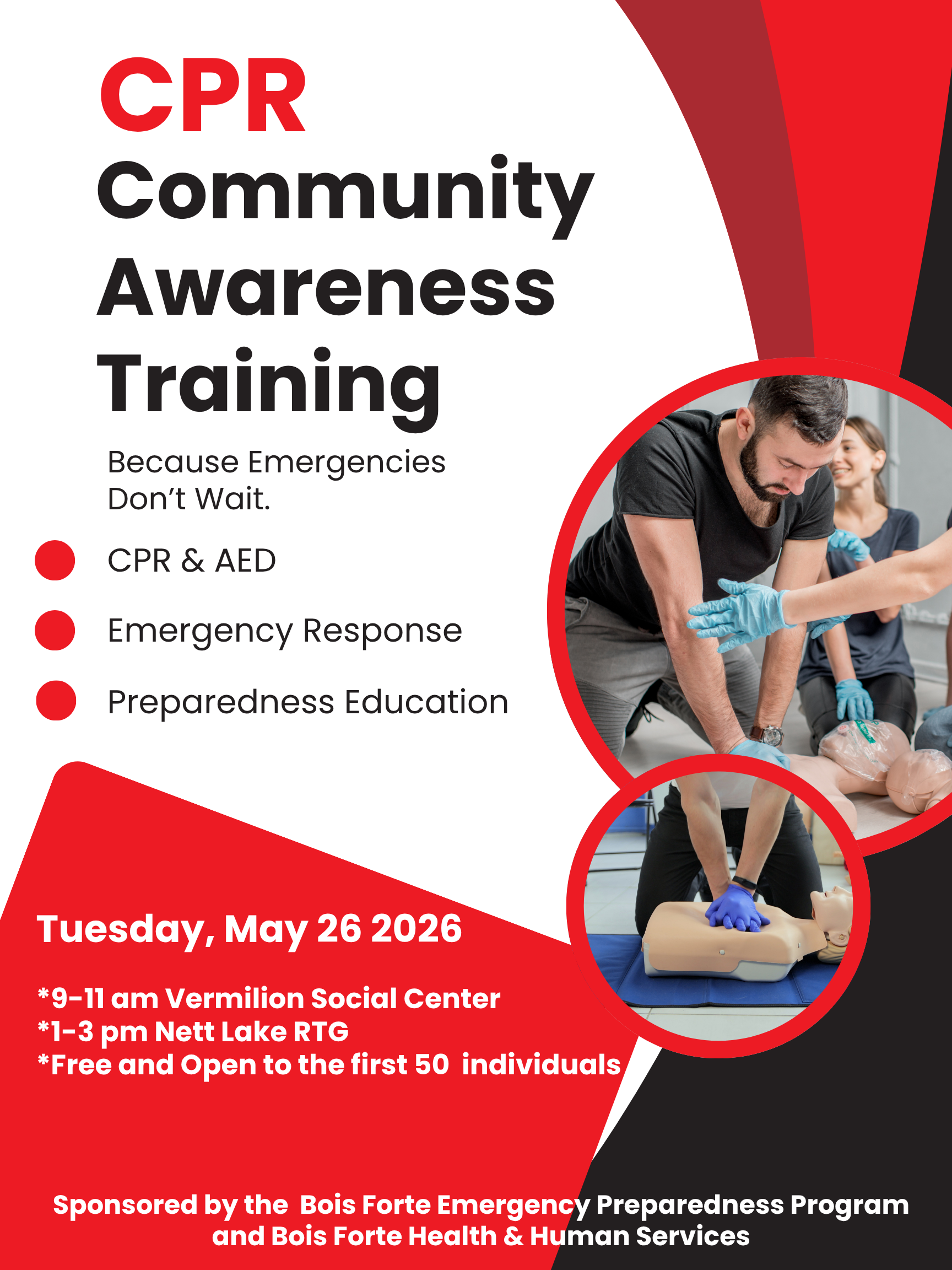CPR Community Awareness Training - Vermilion