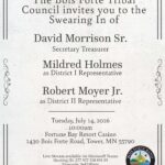 Bois Forte Tribal Council Swearing In Ceremony