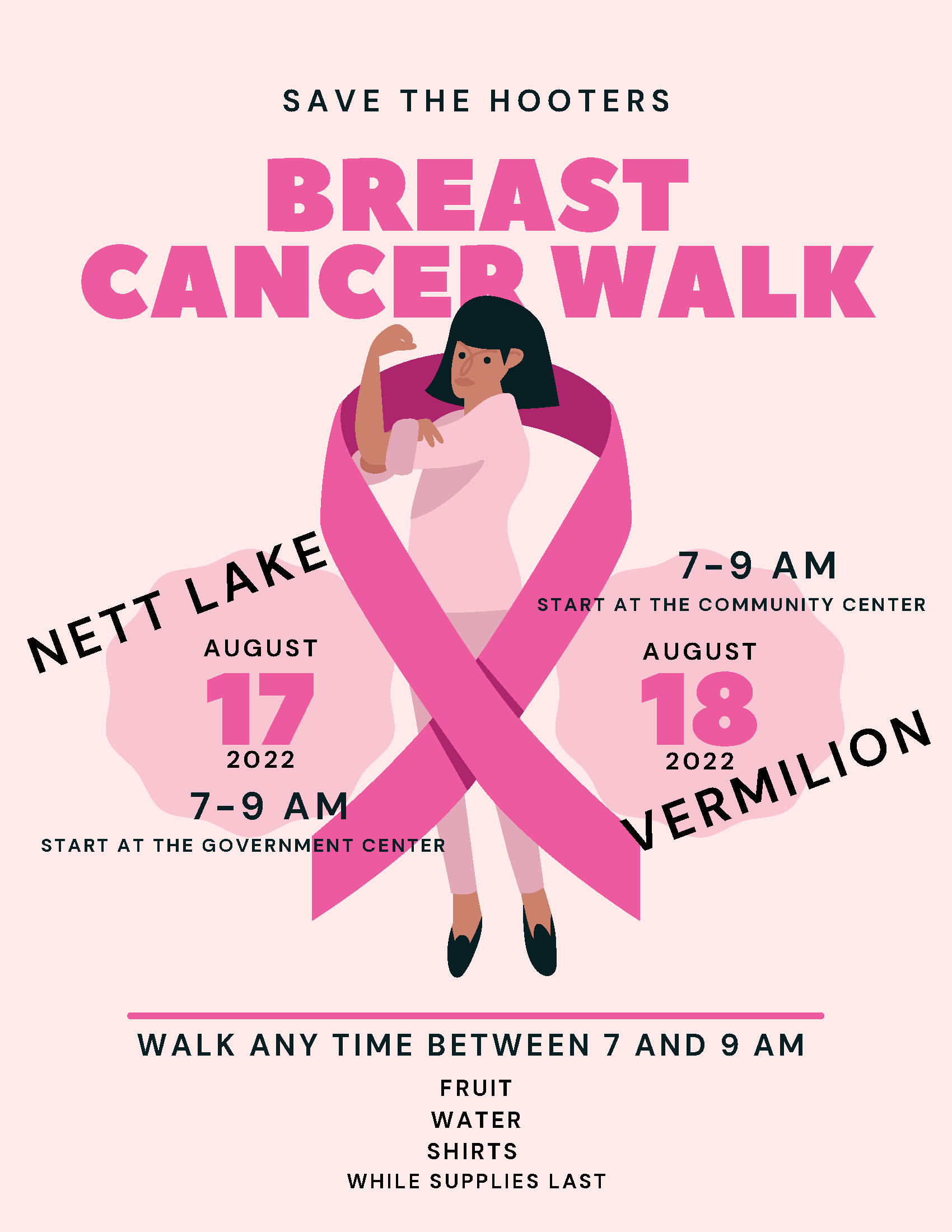 Breast Cancer Walk Bois Forte